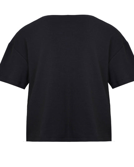 Hand-Painted Oversized Black T Shirt for Kids-2
