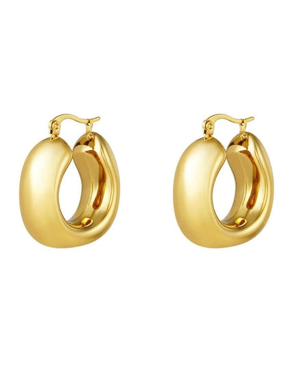 Earrings Nicole - Gold Plated Elegant Earrings-0