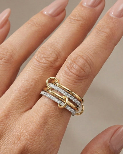 Holly - Interlocking Crystal Ring-1
